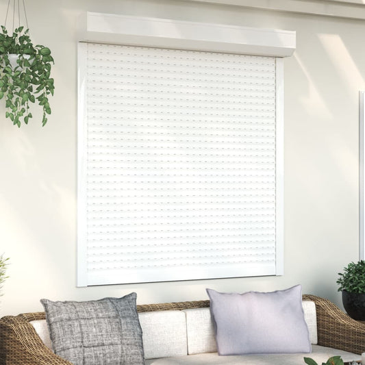 Roller Shutter Aluminium 130x140 cm White