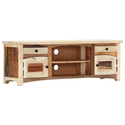 TV Cabinet 120x30x40 cm Solid Reclaimed Wood