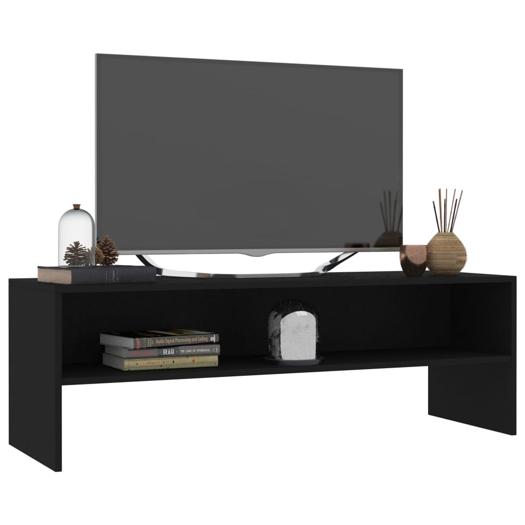 TV Cabinet Black 120x40x40 cm Engineered Wood