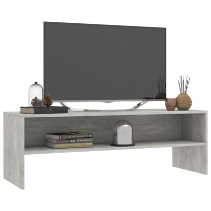 TV Cabinet Concrete Grey 120x40x40 cm Engineered Wood