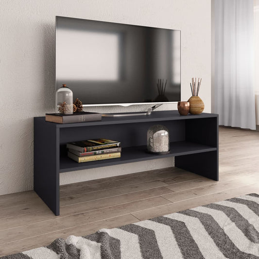 TV Cabinet Grey 100x40x40 cm Engineered Wood