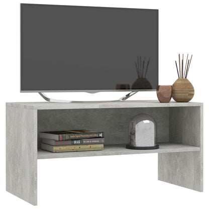 TV Cabinet Concrete Grey 80x40x40 cm Engineered Wood