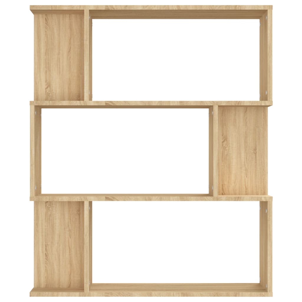 Book Cabinet/Room Divider Sonoma Oak 80x24x96 cm Engineered Wood