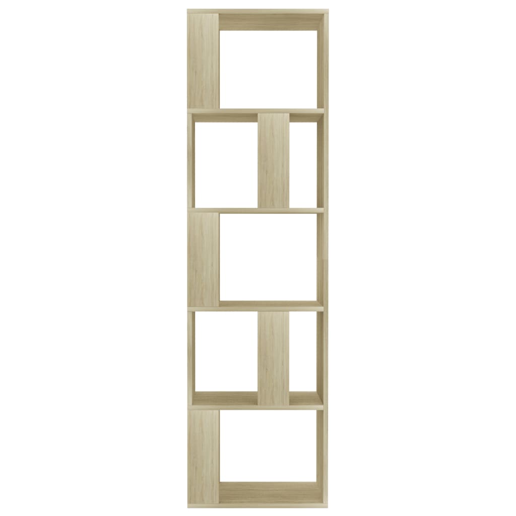 Book Cabinet/Room Divider Sonoma Oak 45x24x159 cm Engineered Wood