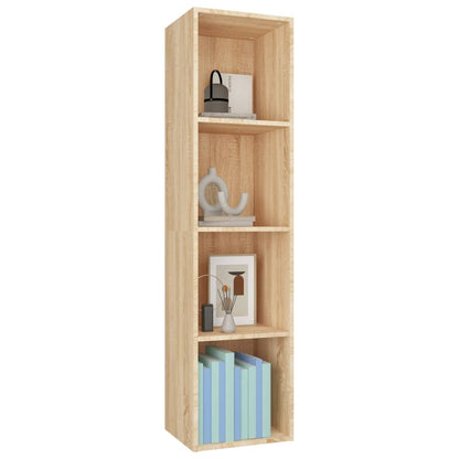 Book Cabinet/TV Cabinet Sonoma Oak 36x30x143 cm Engineered Wood