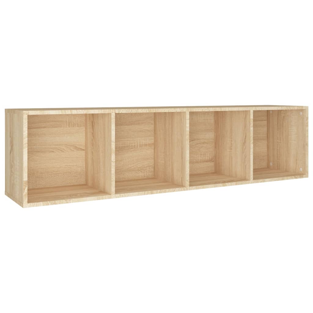 Book Cabinet/TV Cabinet Sonoma Oak 36x30x143 cm Engineered Wood