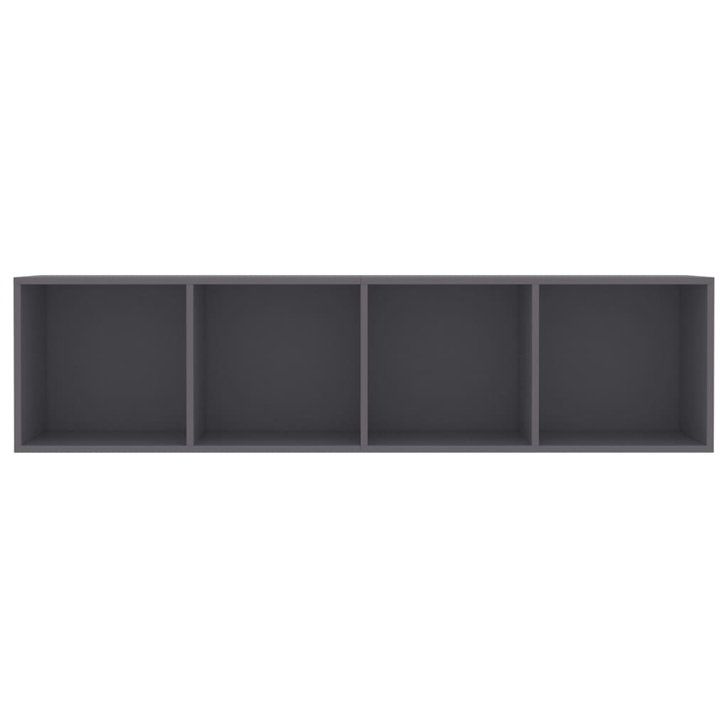 Book Cabinet/TV Cabinet Grey 143x30x36 cm