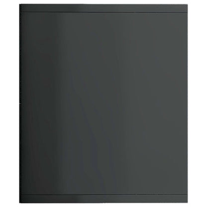 Book Cabinet/TV Cabinet High Gloss Grey 143x30x36 cm