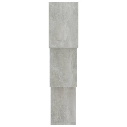 Cube Wall Shelf Concrete Grey 68x15x68 cm Engineered Wood