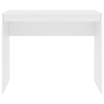 Desk White 90x40x72 cm Engineered Wood