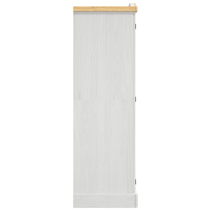 Wardrobe Mexican Pine Corona Range 3 Doors White