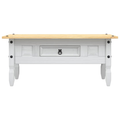 Coffee Table Mexican Pine Corona Range White 100x55x44 cm