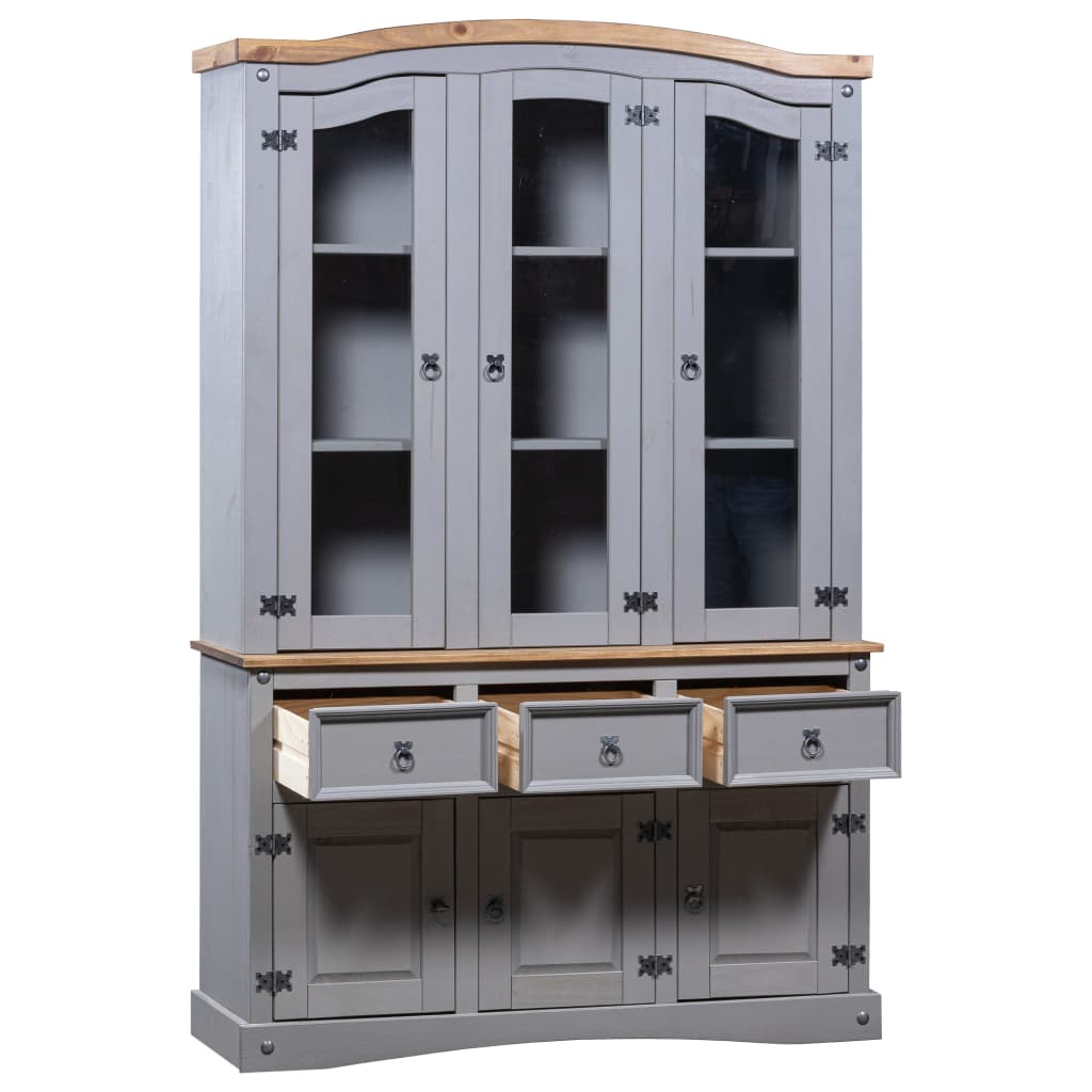 Buffet & Hutch Mexican Pine Corona Range Grey