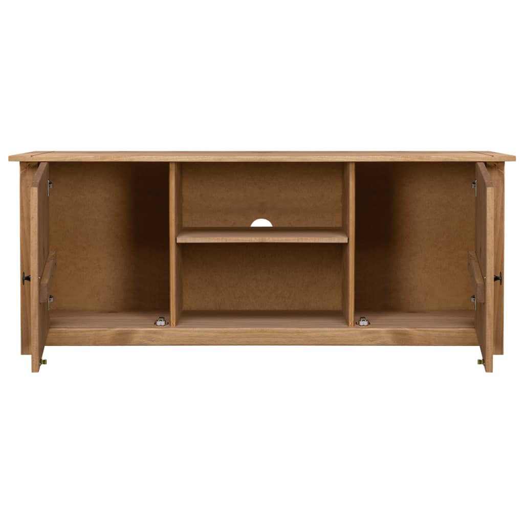 TV Cabinet 120x40x50 cm Solid Pine Wood Panama Range