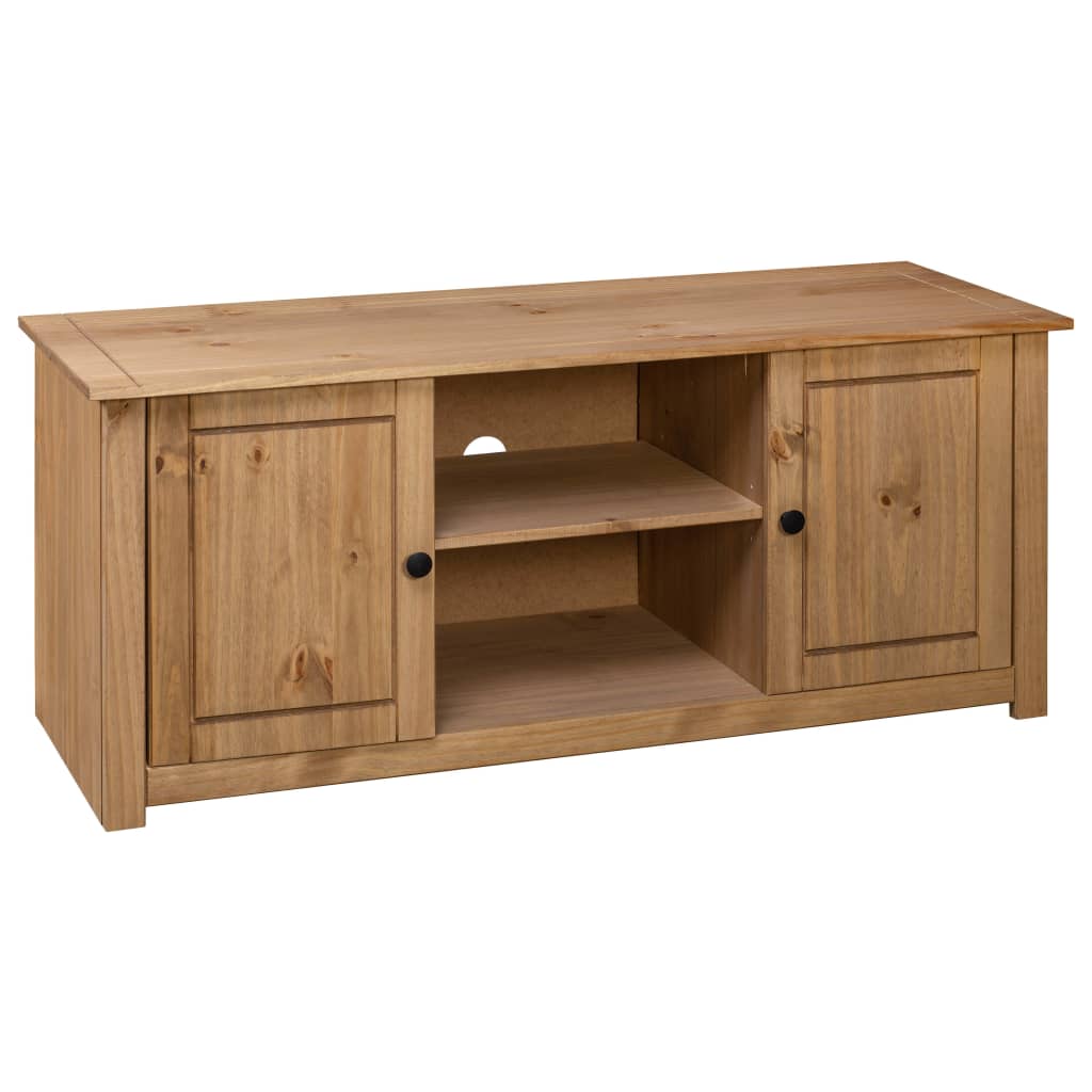 TV Cabinet 120x40x50 cm Solid Pine Wood Panama Range