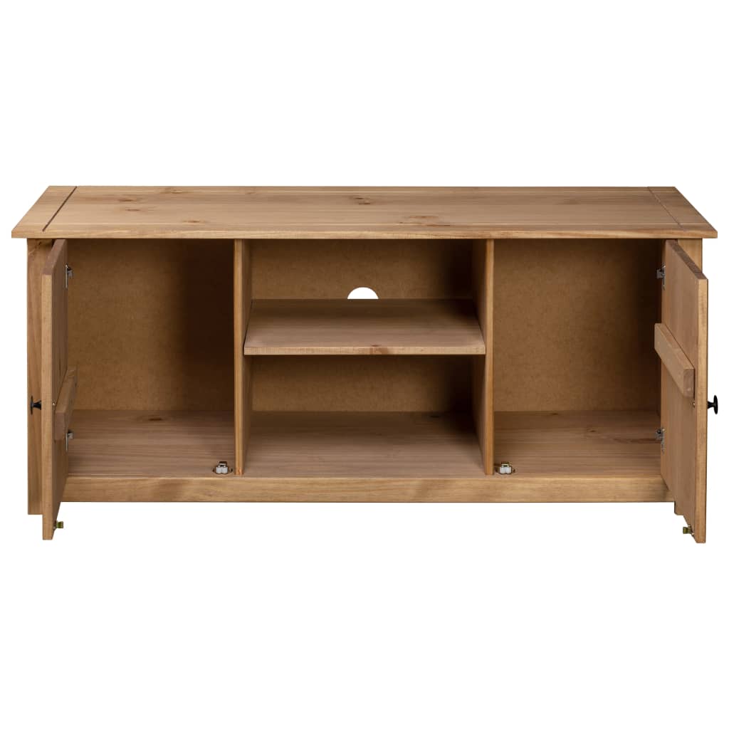 TV Cabinet 120x40x50 cm Solid Pine Wood Panama Range