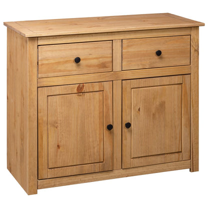 Sideboard 93x40x80 cm Solid Pinewood Panama Range