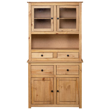 Highboard 93x40.5x180 cm Solid Pine Panama Range