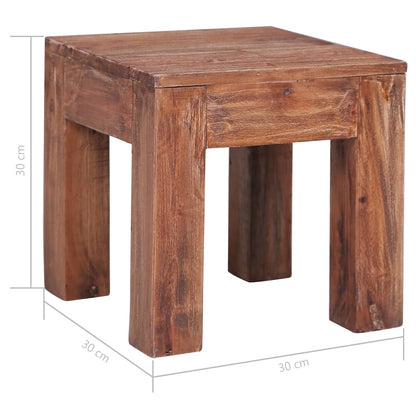 Coffee Table 30x30x30 cm Solid Reclaimed Wood