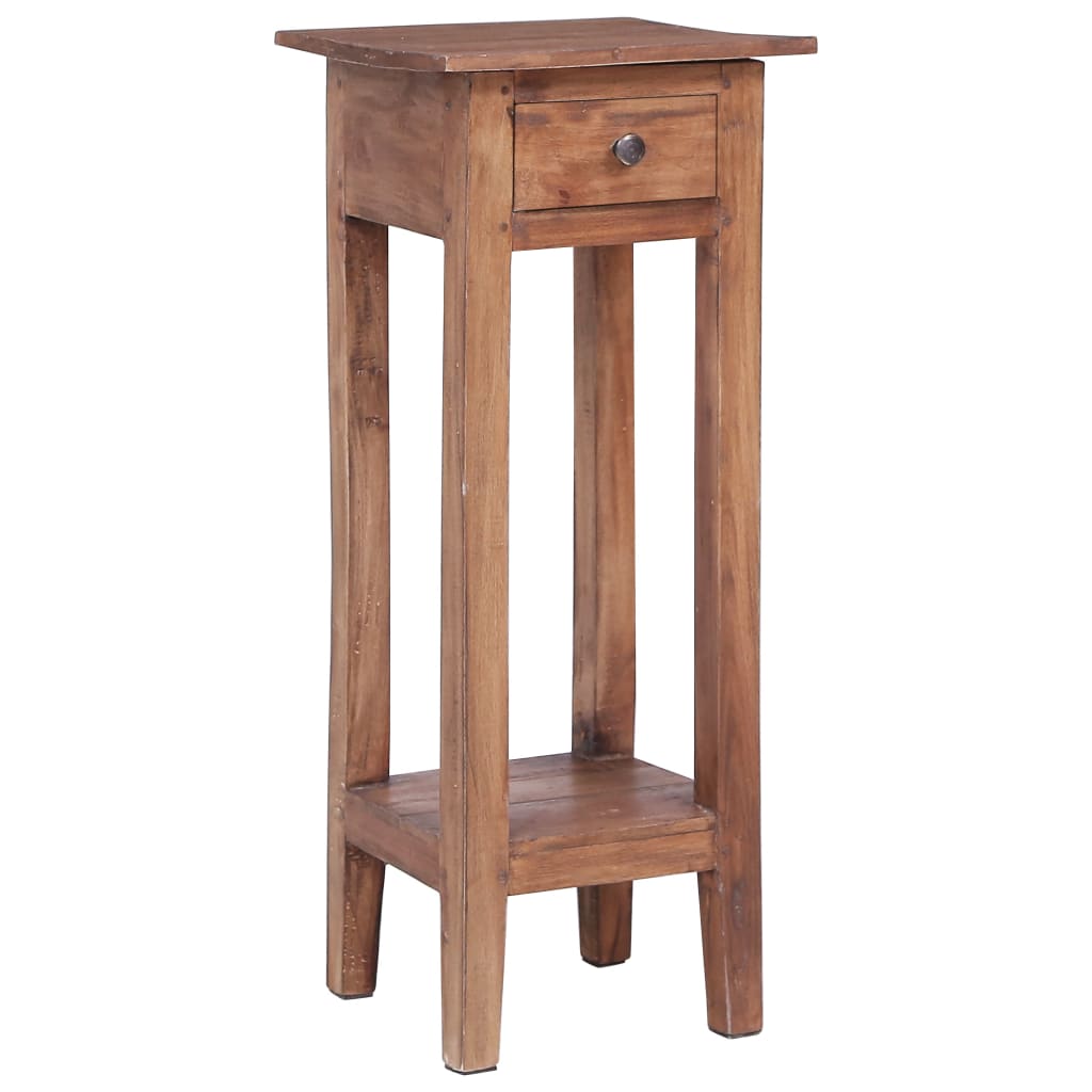 Plant Stand 30x30x75 cm Solid Reclaimed Wood