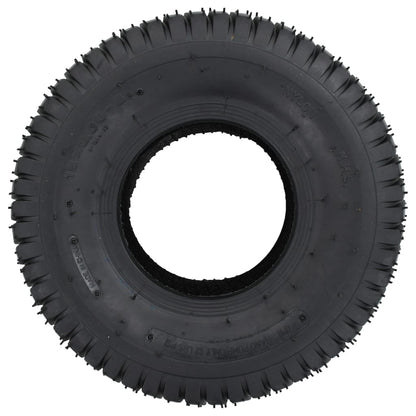 4 Piece Wheelbarrow Tire and Inner Tube Set 15x6.00-6 4PR Rubber