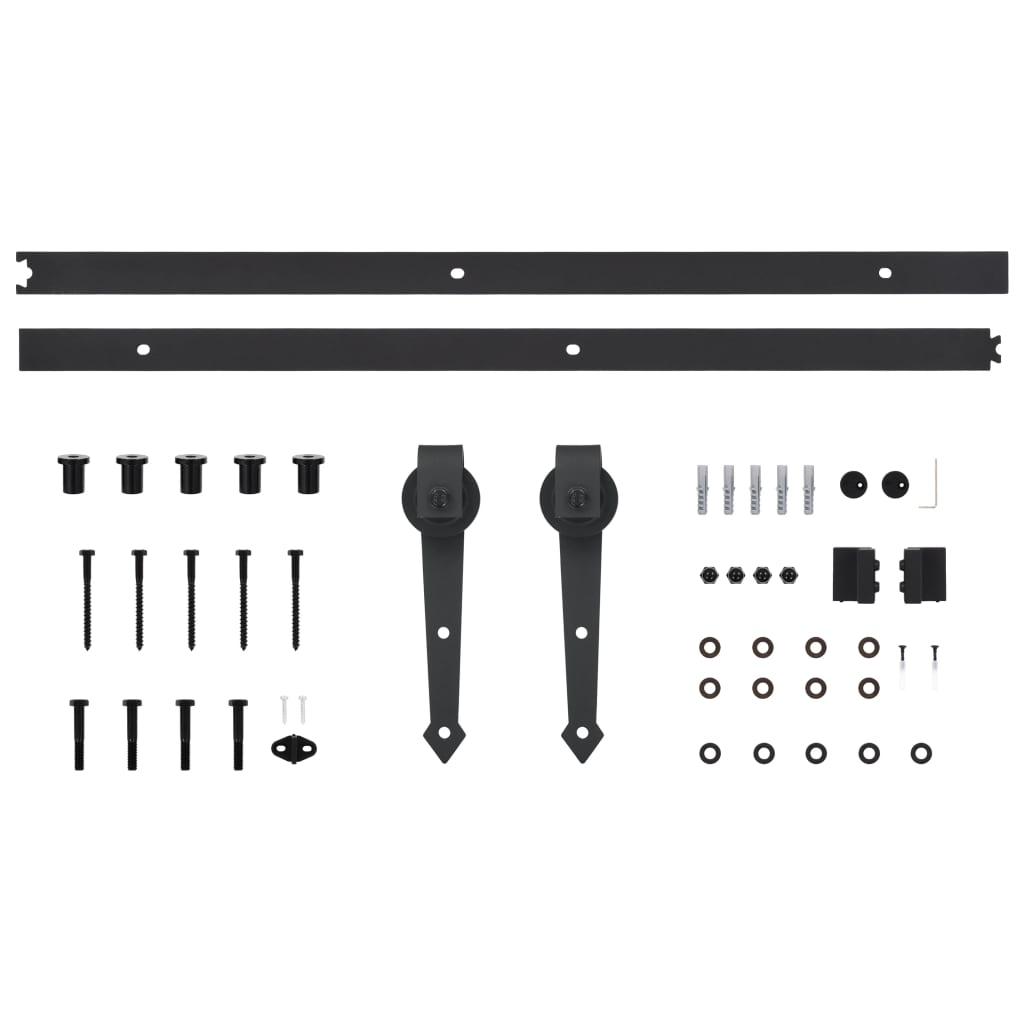 Sliding Door SKIEN Hardware Kit 200 cm Steel Black