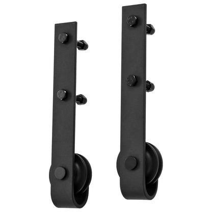 Sliding Door SKIEN Hardware Kit 183 cm Steel Black