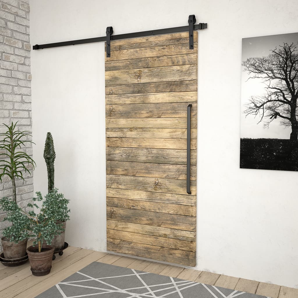 Sliding Door SKIEN Hardware Kit 200 cm Steel Black