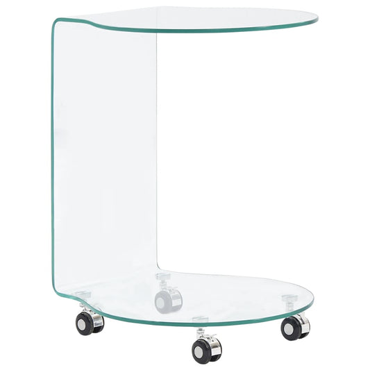 Coffee Table 45x40x58 cm Tempered Glass