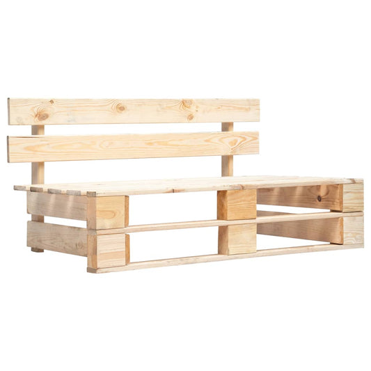 Garden Pallet Bench Wood