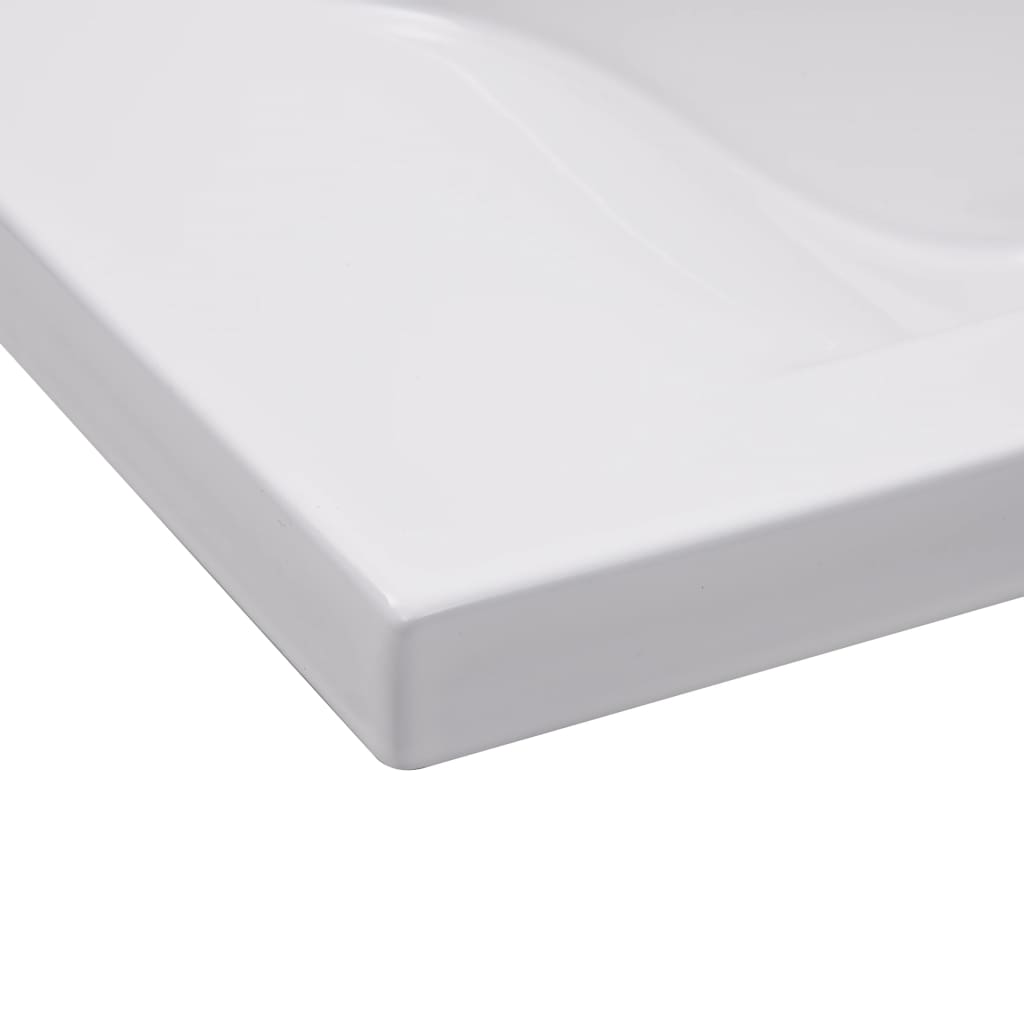 Built-in Basin 81x39.5x18.5 cm Ceramic White