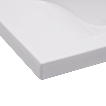 Built-in Basin 81x39.5x18.5 cm Ceramic White