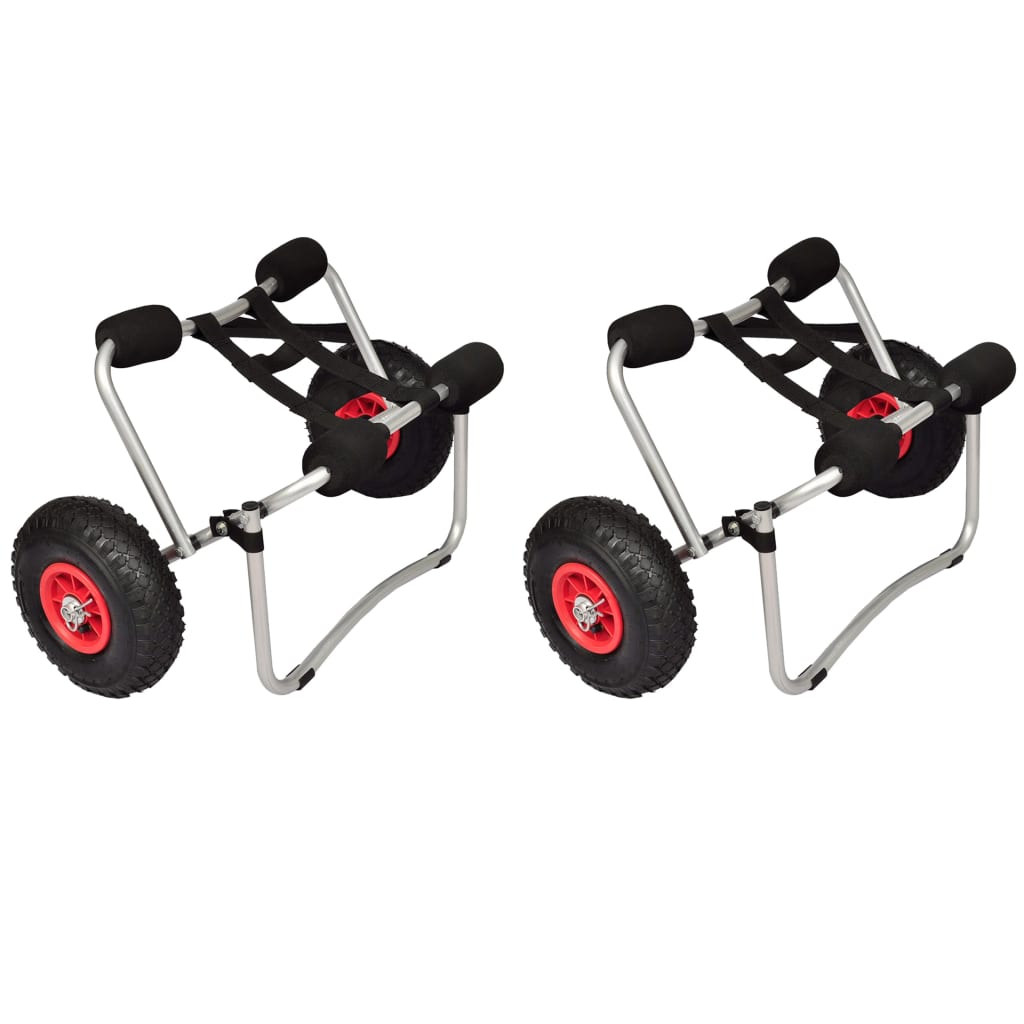 Kayak Trolleys 2 pcs Aluminium