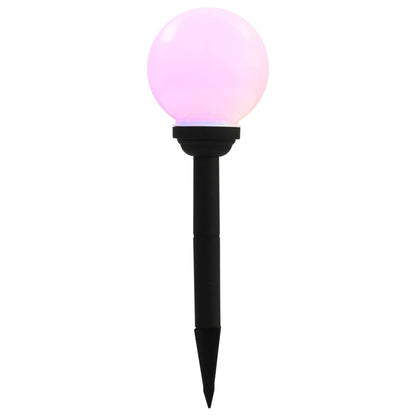 Outdoor Solar Lamps 8 pcs LED Spherical 15 cm RGB