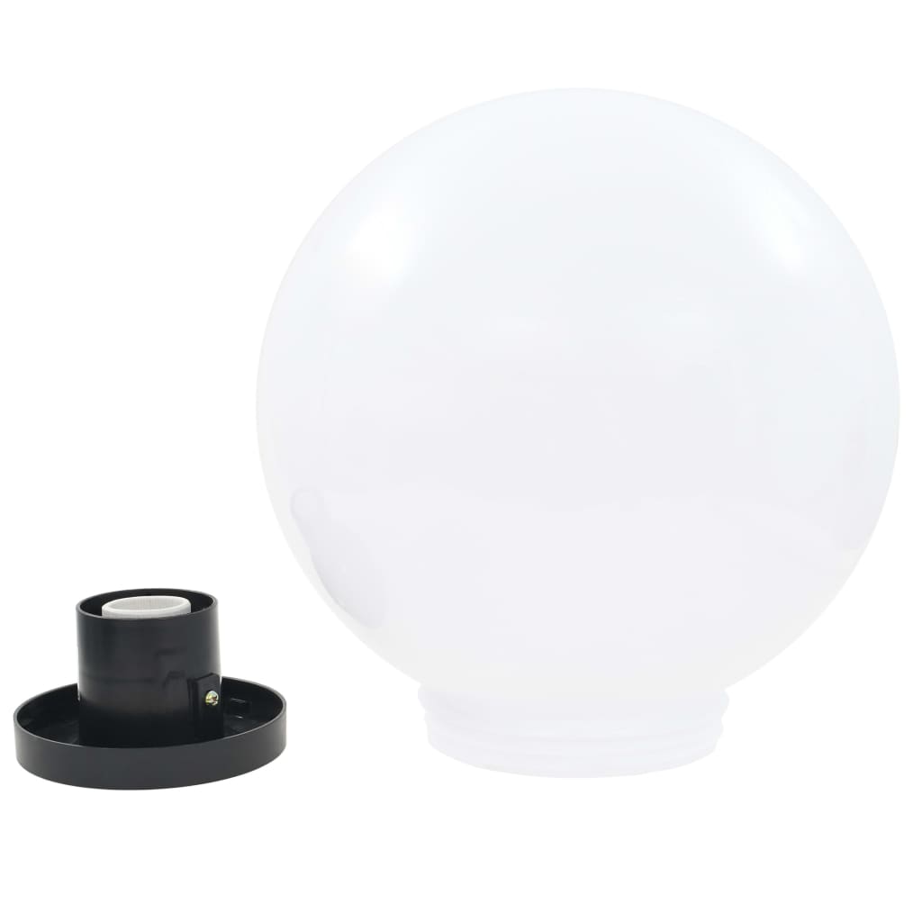 LED Bowl Lamps 4 pcs Spherical 30 cm PMMA