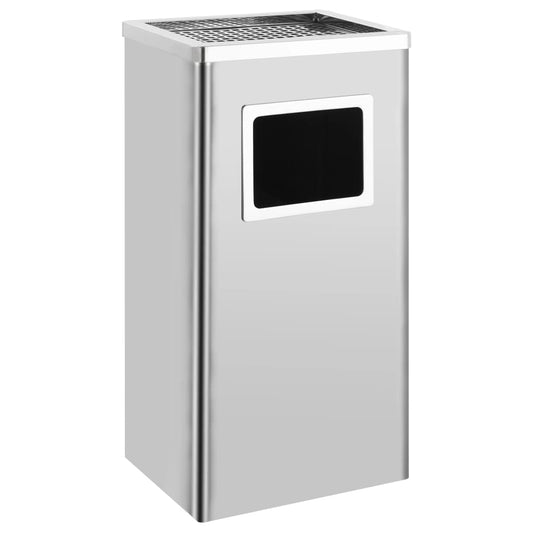 Ashtray Dustbin Hotel 45 L Stainless Steel