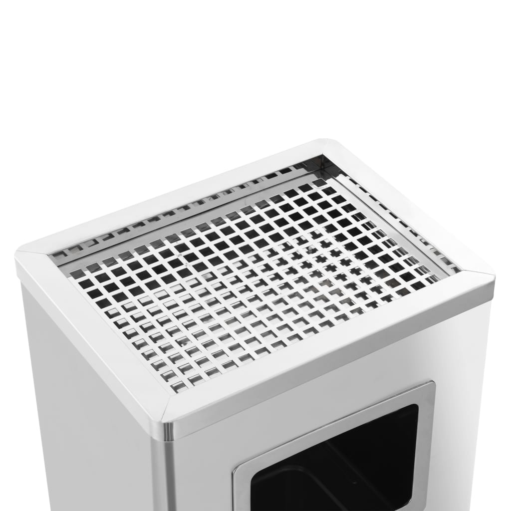 Ashtray Dustbin Hotel 45 L Stainless Steel