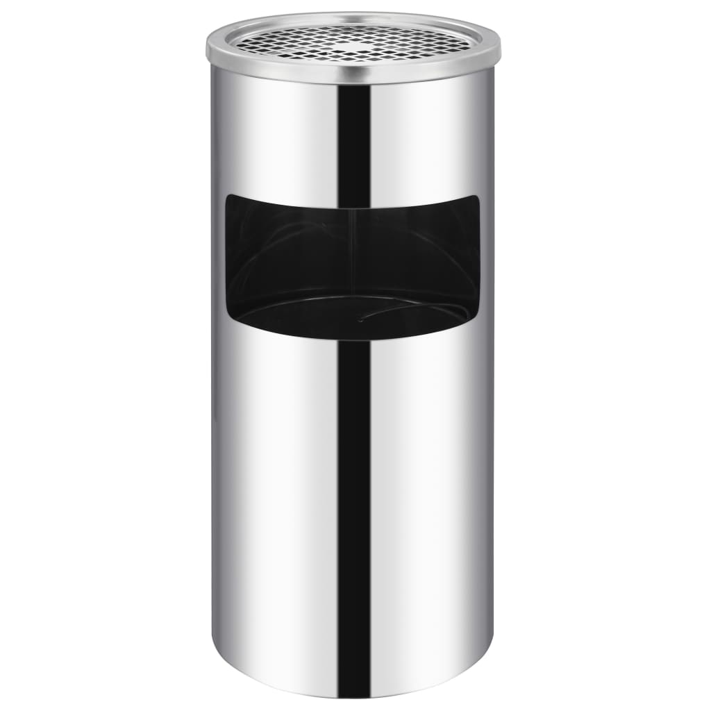 Wall Ashtray Dustbin Stainless Steel 26 L