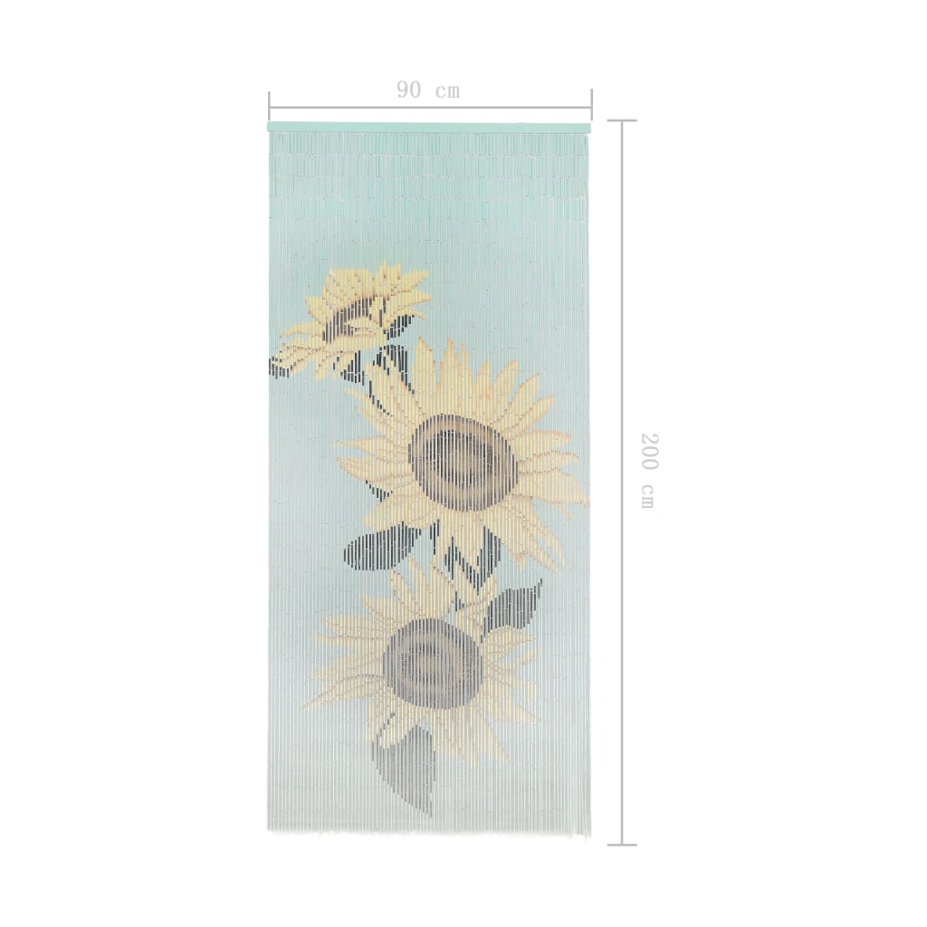 Insect Door Curtain Bamboo 90x200 cm