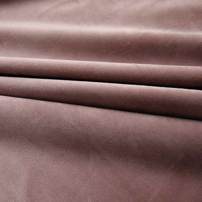 Blackout Curtains 2pcs with Hooks Velvet Antique Pink 140x175cm