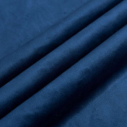 Blackout Curtain with Metal Rings Velvet Dark Blue 290x245 cm