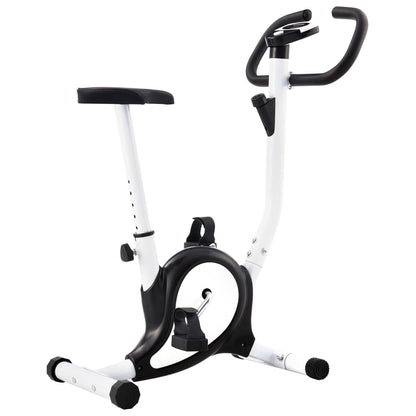 Exercise Bike with Belt Resistance Black