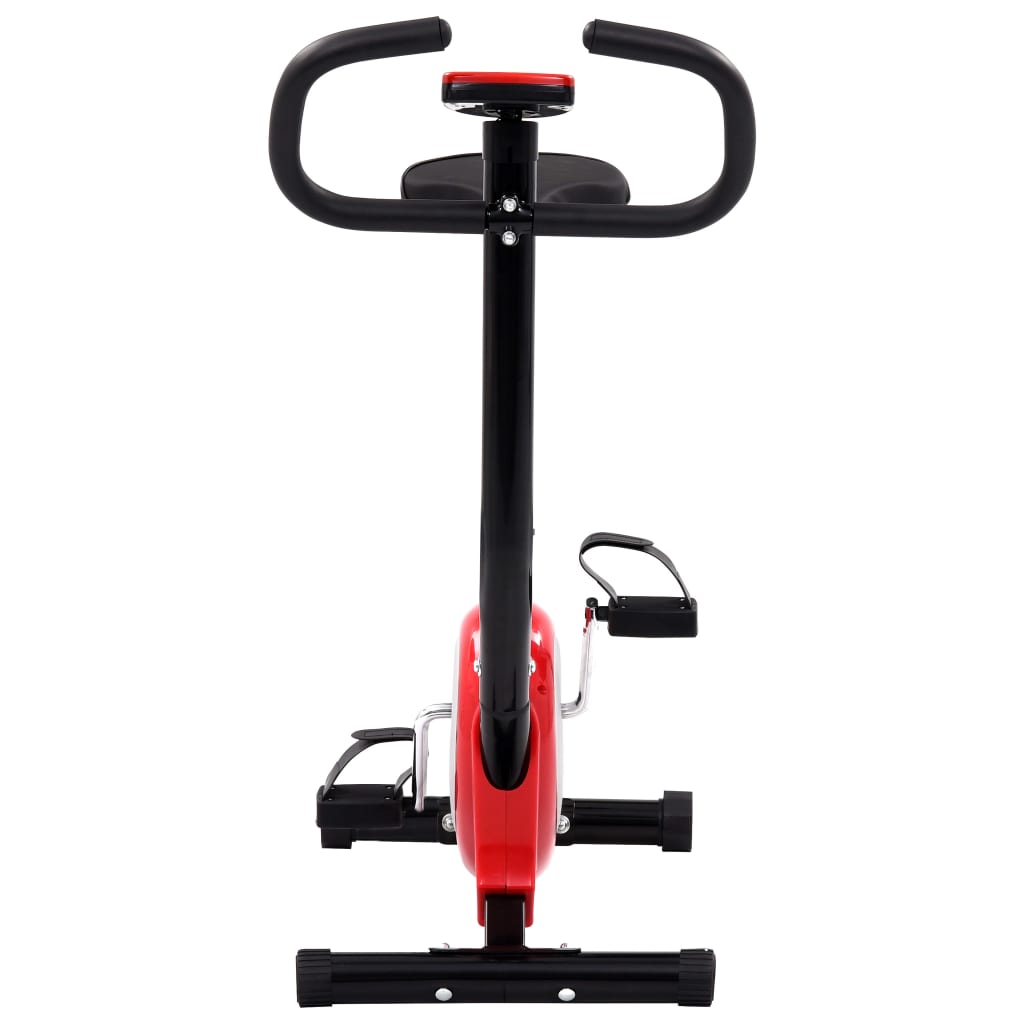 Exercise Bike with Belt Resistance Red