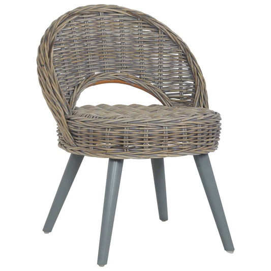 Sofa Chair Kubu Rattan Grey