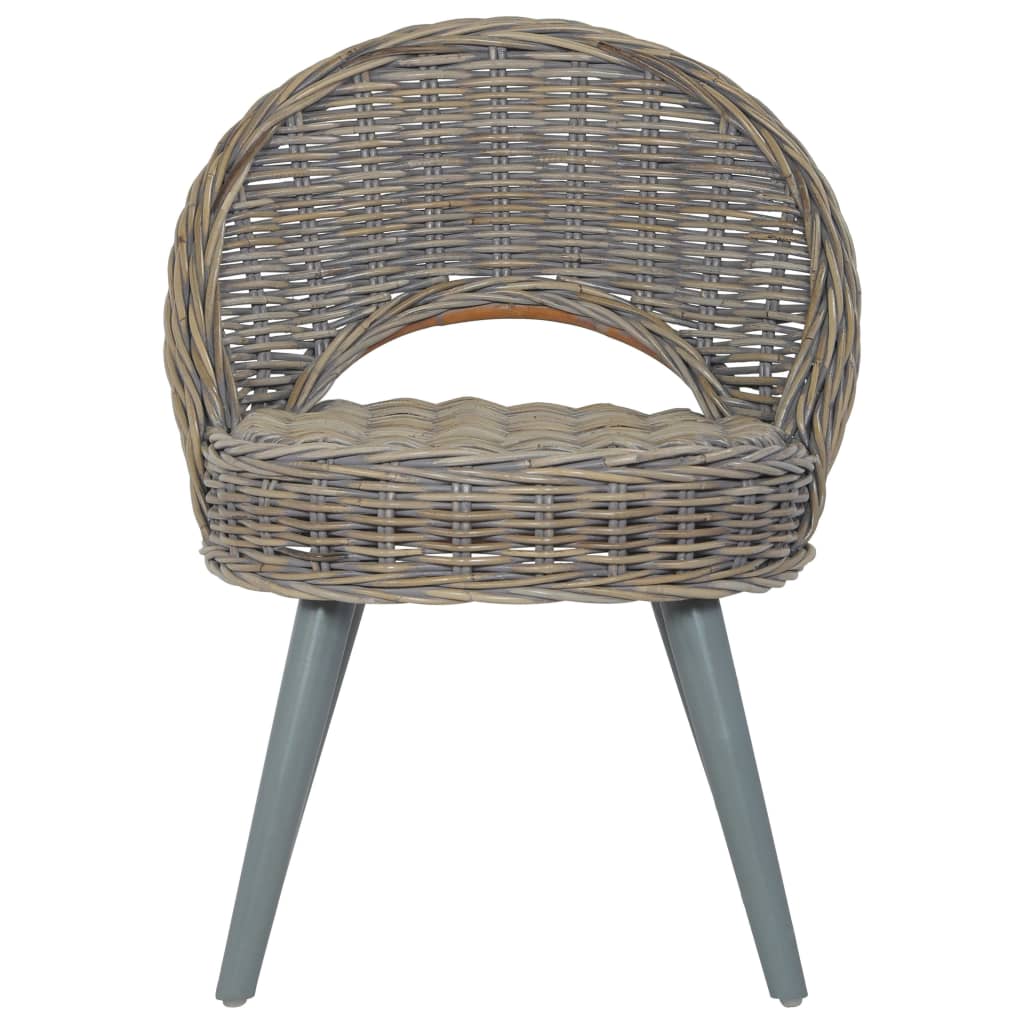 Sofa Chair Kubu Rattan Grey