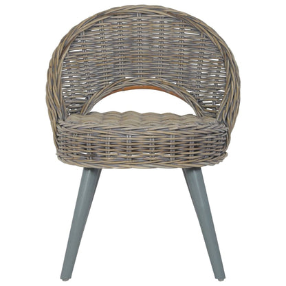 Sofa Chair Kubu Rattan Grey