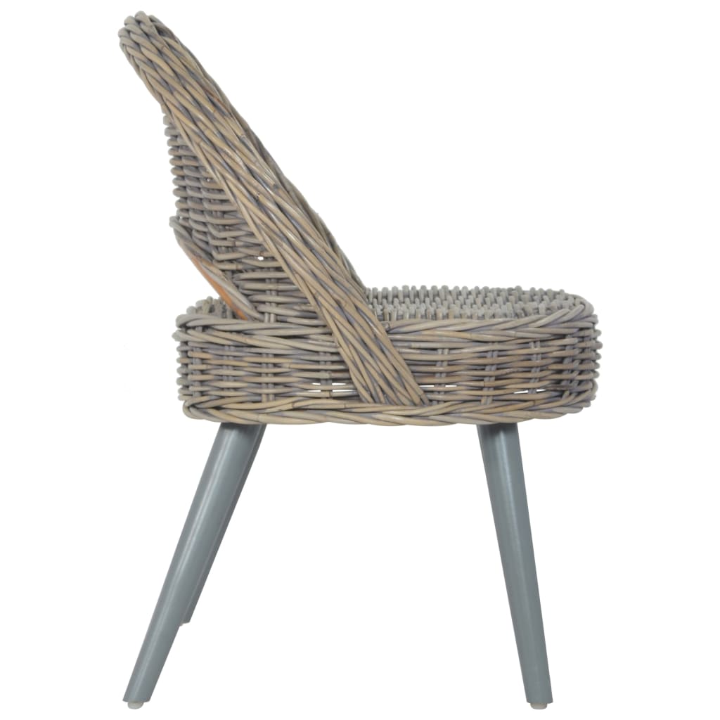 Sofa Chair Kubu Rattan Grey