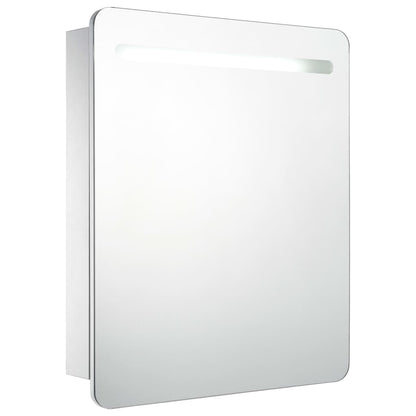 LED Bathroom Mirror Cabinet 68x9x80 cm