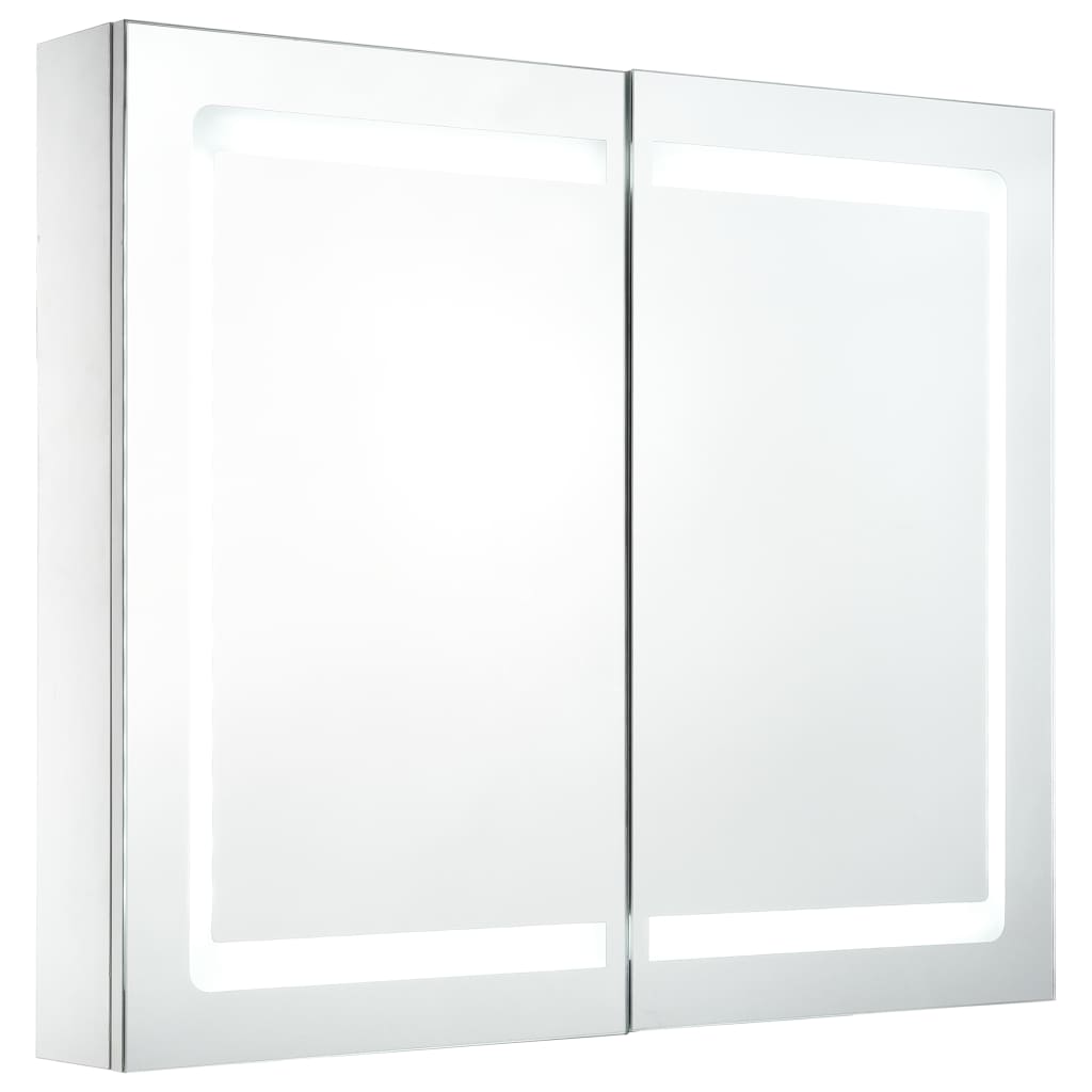 LED Bathroom Mirror Cabinet 80x12.2x68 cm