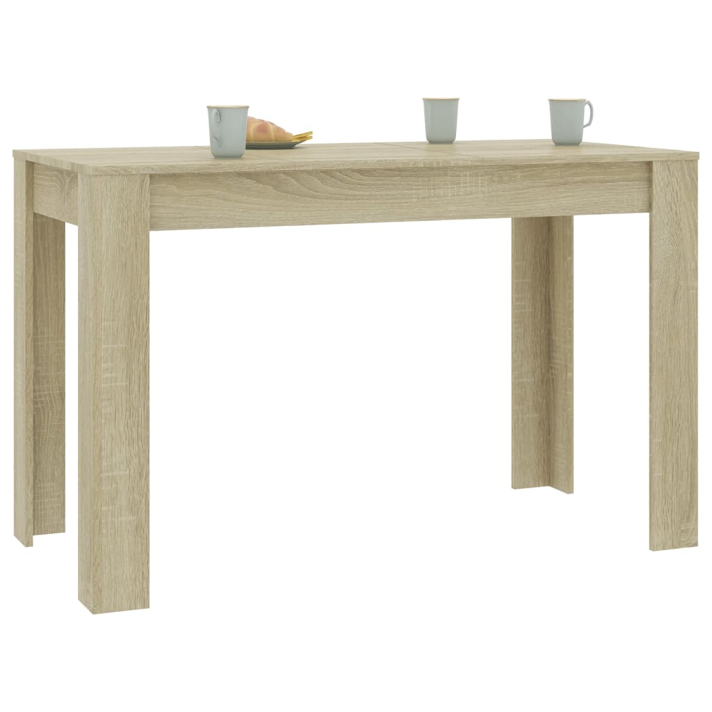 Dining Table Sonoma Oak 120x60x76 cm Engineered Wood